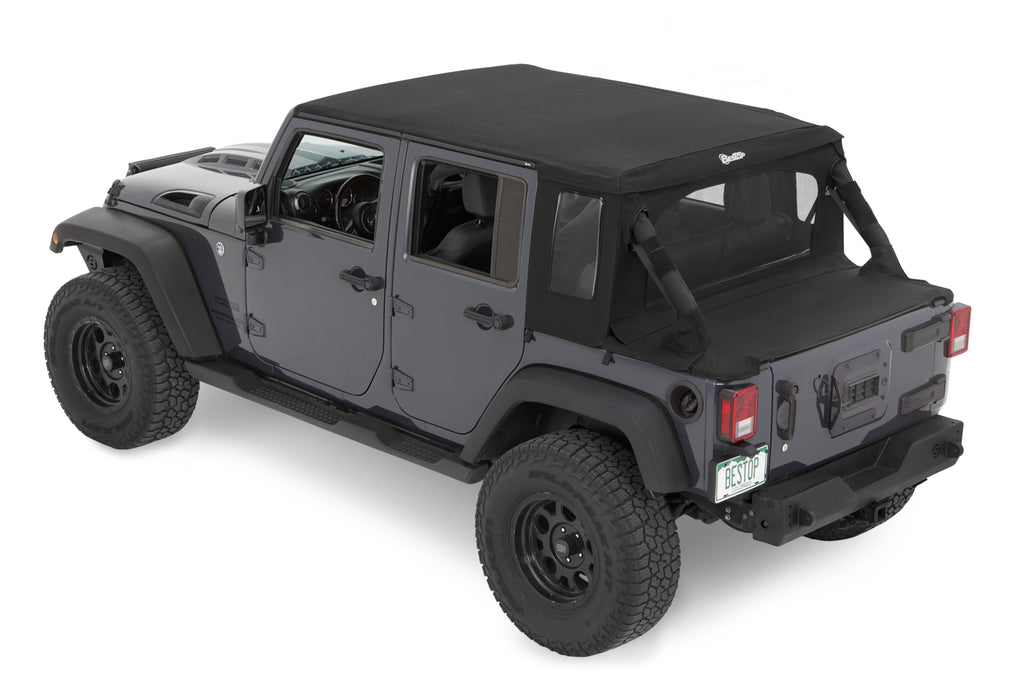 Bestop 53901-17 Halftop(TM) Soft Top for Select Jeep Wrangler, Jeep Wrangler JK