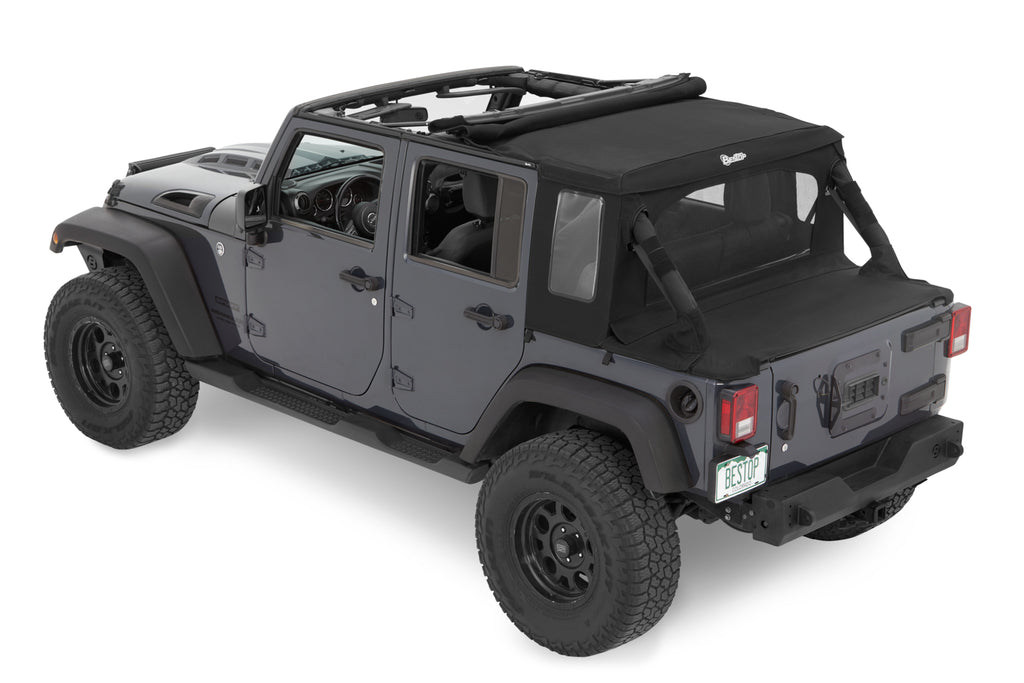 Bestop 53901-35 Halftop(TM) Soft Top for Select Jeep Wrangler, Jeep Wrangler JK
