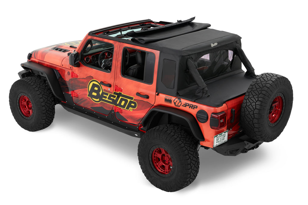 Bestop 53902-17 Halftop(TM) Soft Top for Select Jeep Wrangler