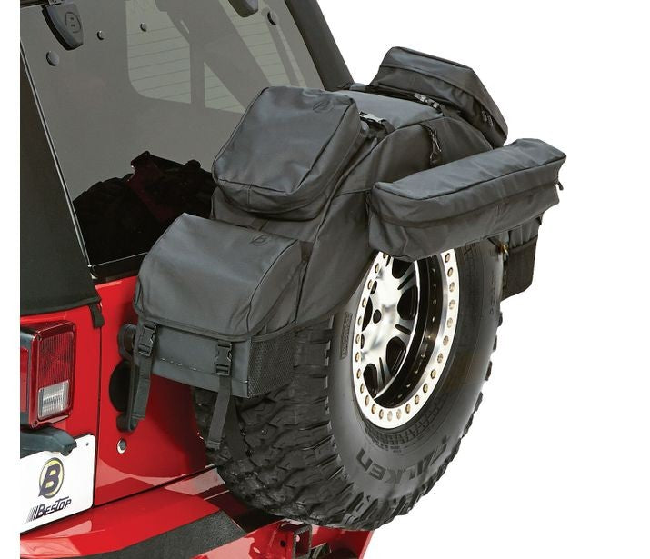 Bestop 54133-35 RoughRider(TM) Spare Tire Organizer for Select Jeep Wrangler, Jeep Wrangler JK