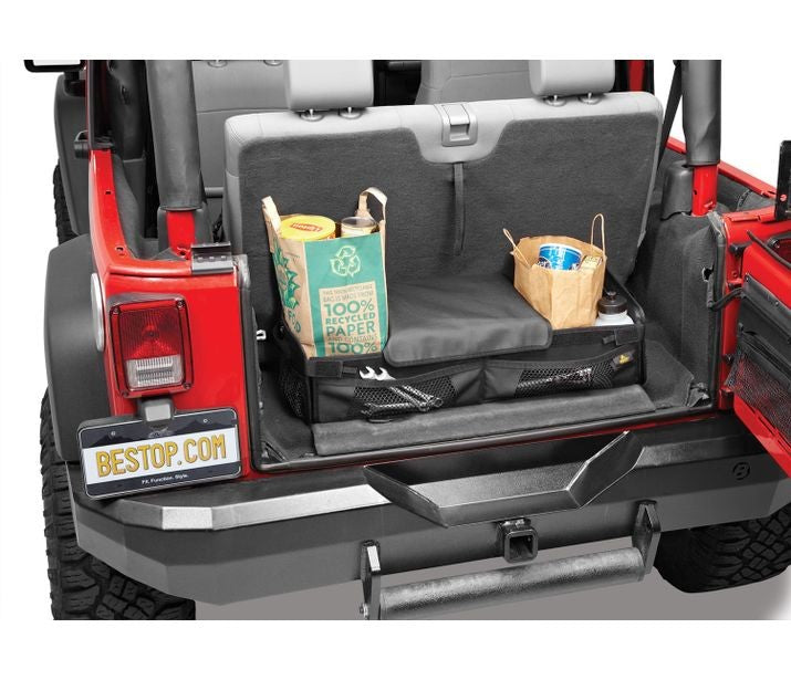 Bestop 54137-35 RoughRider(TM) Cargo Trunk Organizer for Select Jeep Wrangler, Jeep Wrangler JK