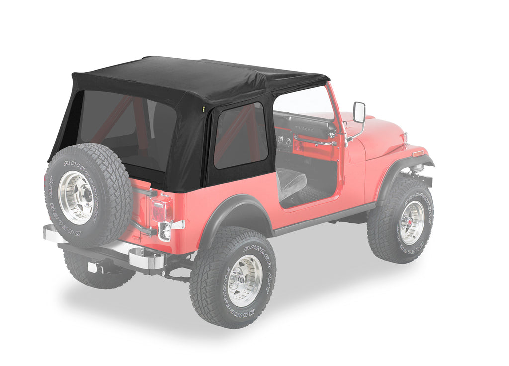 Bestop 54599-15 Supertop(R) Classic Squareback Soft Top for Jeep for Select Jeep CJ7, Jeep Wrangler