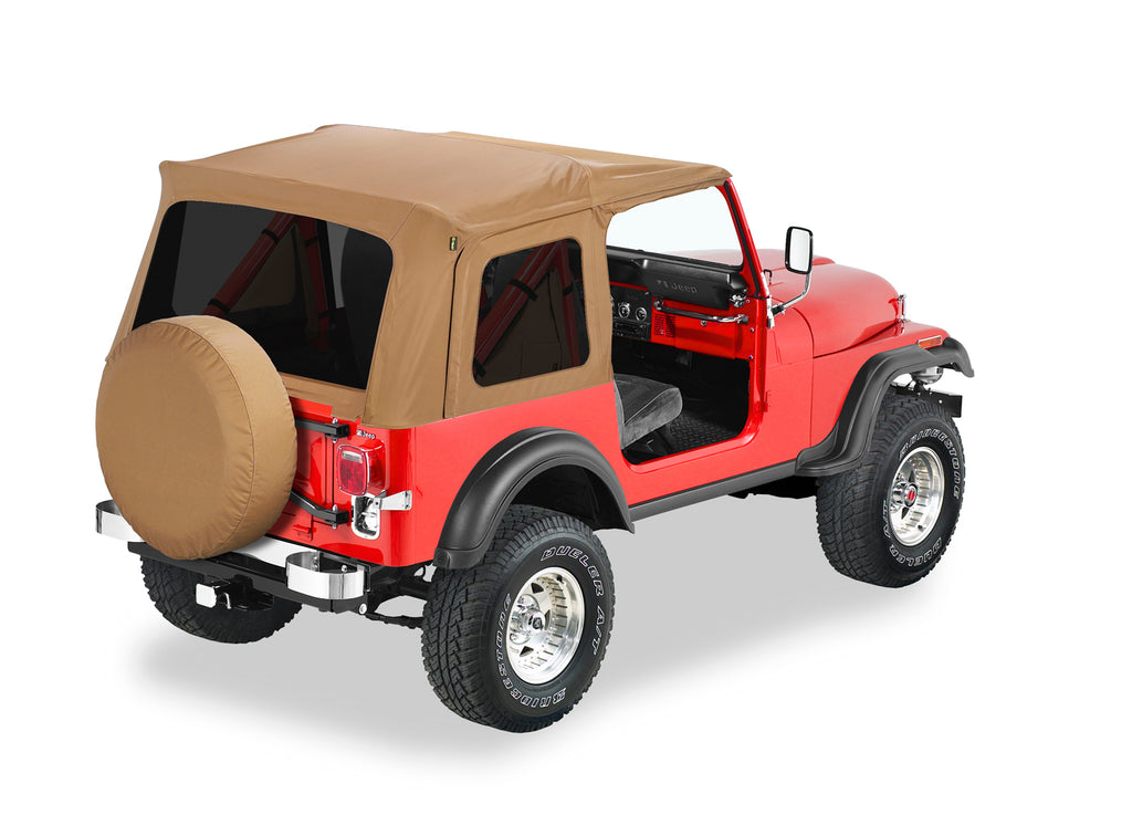 Bestop 54599-37 Supertop(R) Classic Squareback Soft Top for Jeep for Select Jeep CJ7, Jeep Wrangler