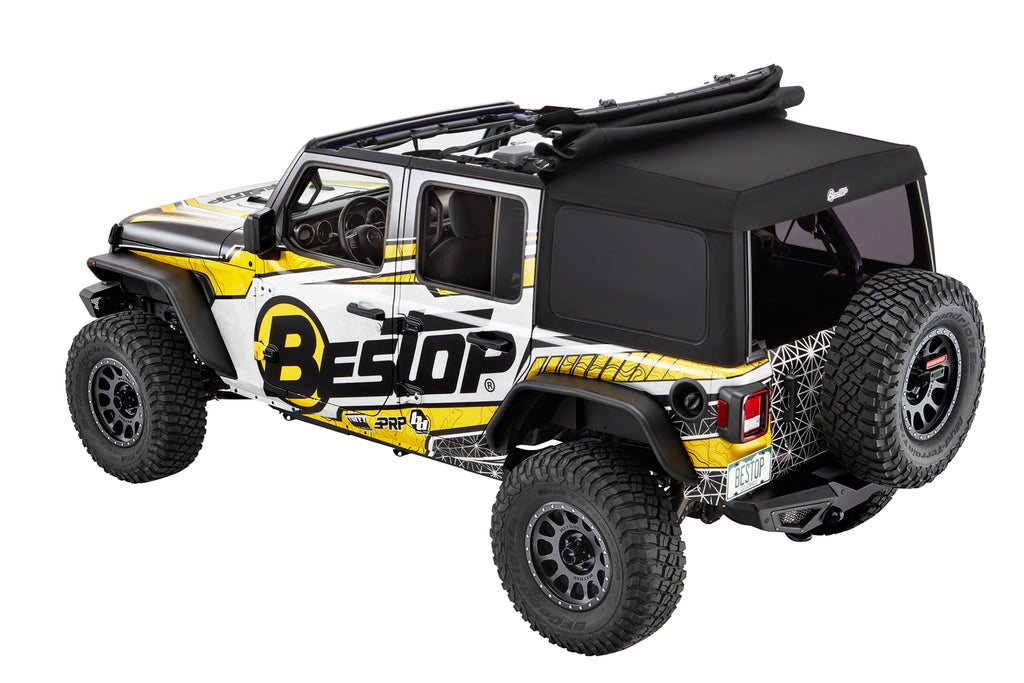 Bestop 54725-17 Supertop(R) Ultra(TM) Squareback Soft Top for Select Jeep Wrangler