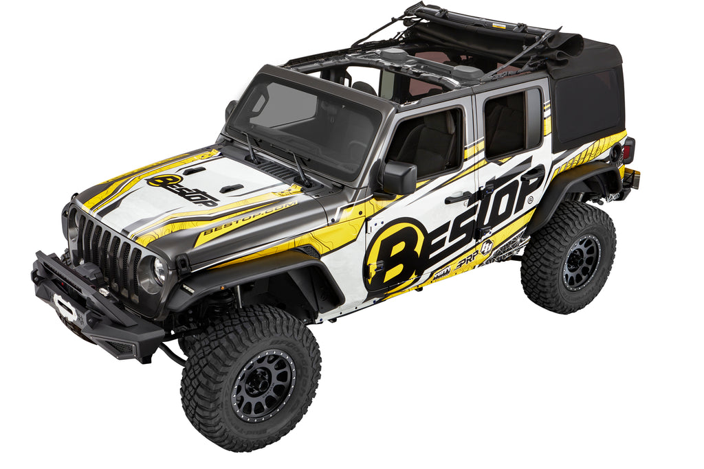 Bestop 54725-17 Supertop(R) Ultra(TM) Squareback Soft Top for Select Jeep Wrangler