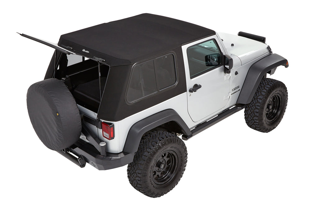 Bestop 54862-17 Trektop(R) Pro Hybrid Slantback Soft Top for Select Jeep Wrangler, Jeep Wrangler JK