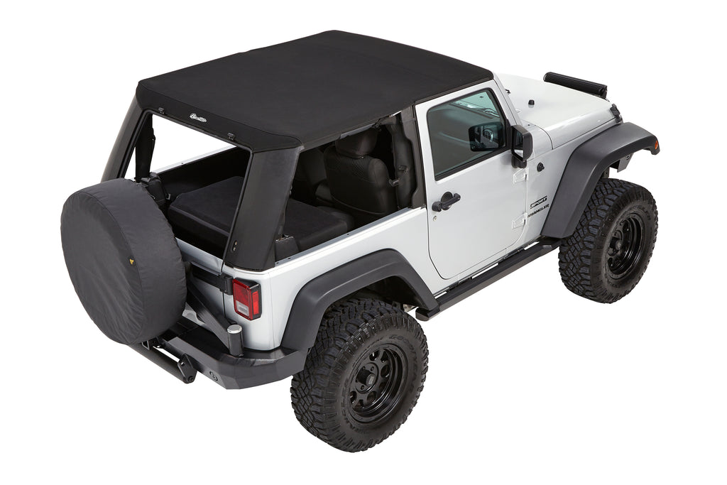 Bestop 54862-17 Trektop(R) Pro Hybrid Slantback Soft Top for Select Jeep Wrangler, Jeep Wrangler JK