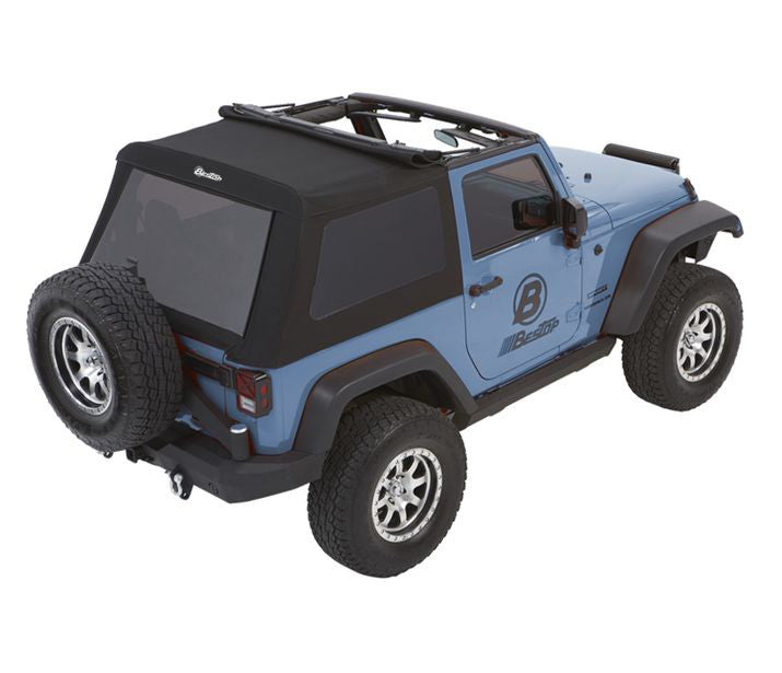 Bestop 54922-17 Trektop(R) Glide(TM) Slantback Soft Top for Select Jeep Wrangler, Jeep Wrangler JK