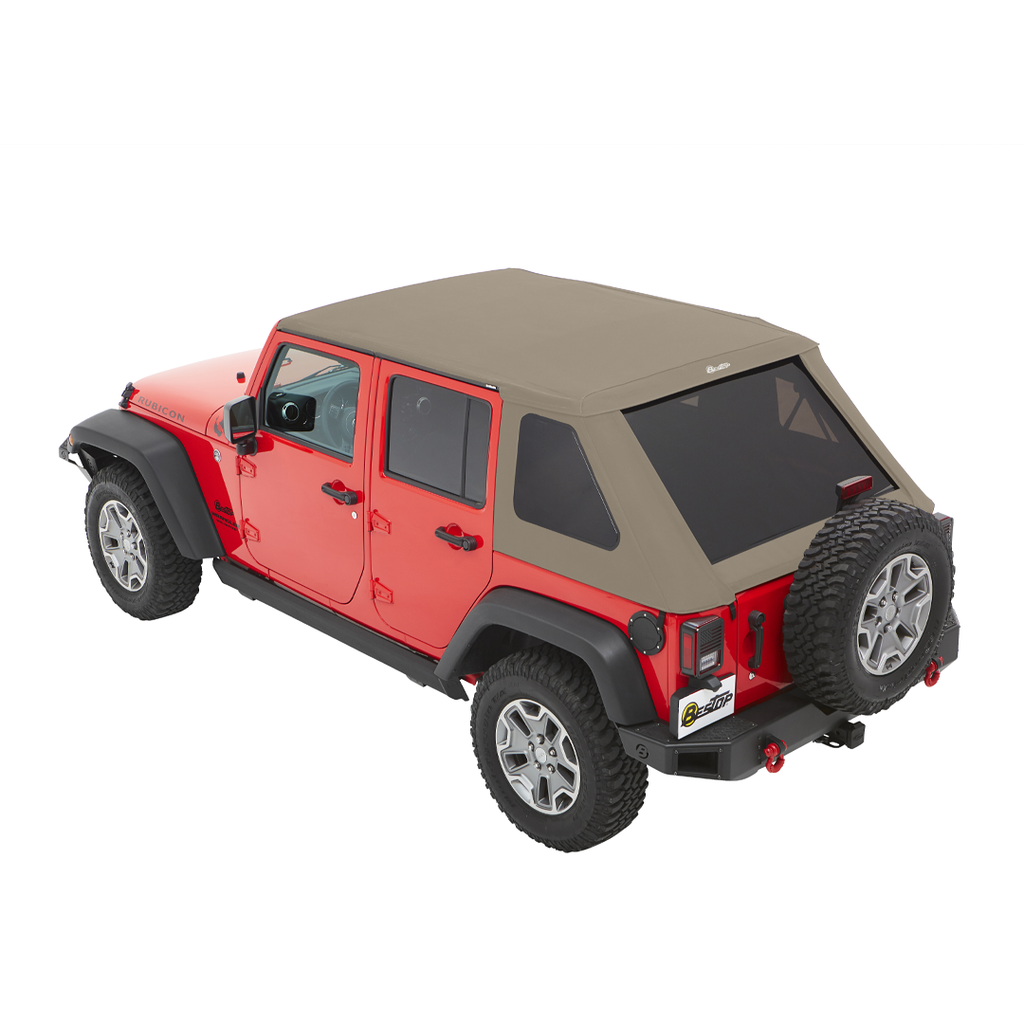 Bestop 54923-74 Trektop(R) Glide(TM) Slantback Soft Top for Select Jeep Wrangler, Jeep Wrangler JK