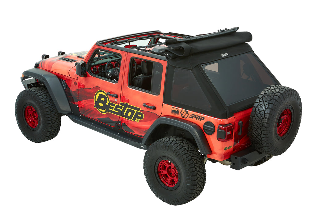Bestop 54925-17 Trektop(R) Ultra(TM) Slantback Soft Top for Select Jeep Wrangler
