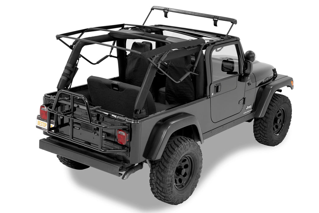 Bestop 55003-01 OE Style Replacement Bow & Frame Hardware Kit for Select Jeep Wrangler