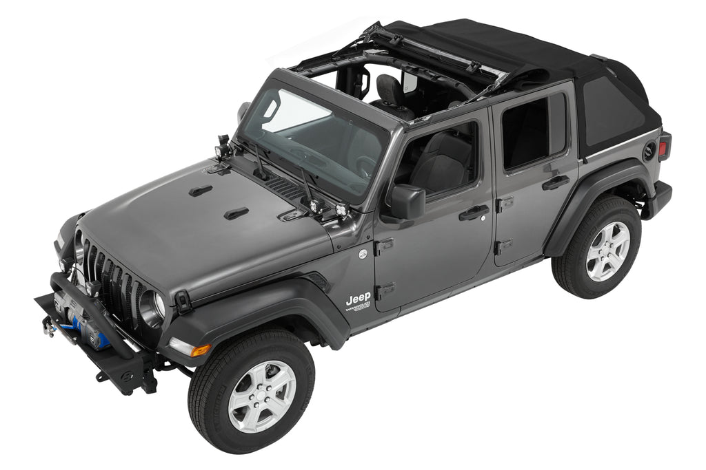 Bestop 56863-17 Trektop(R) Slantback Soft Top for Jeep for Select Jeep Wrangler