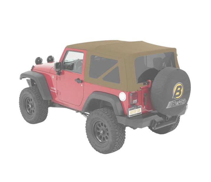 Bestop 58442-74 Window Replacement Set for Select Jeep Wrangler, Jeep Wrangler JK