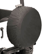 Load image into Gallery viewer, Bestop 61028-15 Tire Cover for Select Chevrolet Tracker, Ford Bronco, Geo Tracker, International Scout II, Isuzu Amigo, Jeep CJ3, Jeep CJ5, Jeep CJ6, Jeep CJ7, Jeep Commando, Jeep Jeepster, Jeep Scrambler, Jeep Willys, Jeep Wrangler, Jeep Wrangler JK,
