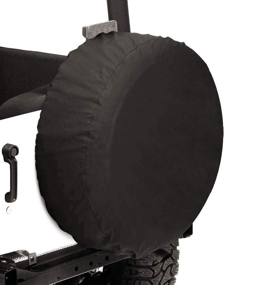 Bestop 61030-35 Tire Cover for Select Chevrolet Tracker, Ford Bronco, Geo Tracker, International Scout II, Isuzu Amigo, Jeep CJ3, Jeep CJ5, Jeep CJ6, Jeep CJ7, Jeep Commando, Jeep Jeepster, Jeep Scrambler, Jeep Willys, Jeep Wrangler, Jeep Wrangler JK,