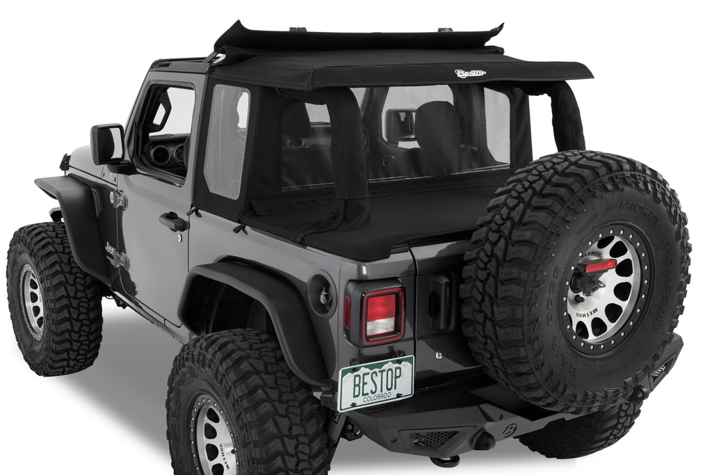Bestop 80101-17 Halftop(TM) Soft Top Conversion Kit for Select Jeep Wrangler