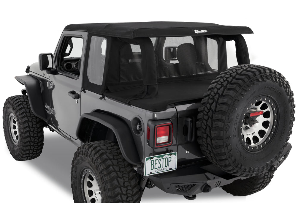 Bestop 80101-35 Halftop(TM) Soft Top Conversion Kit for Select Jeep Wrangler
