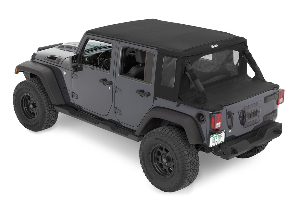 Bestop 80103-35 Halftop(TM) Soft Top Conversion Kit for Select Jeep Wrangler, Jeep Wrangler JK