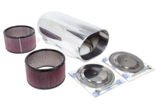 Load image into Gallery viewer, BLOWER DRIVE SERVICE SC-9003 Dual Dominator Scoop w/ Filters - Polished