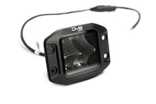 Load image into Gallery viewer, DV8 Offroad BE3FMW40W UNIVERSAL 3 in. CUBE LED LIGHT WITH FLOOD PATTERN AND FLUSH MOUNT PLATE BUILT IN