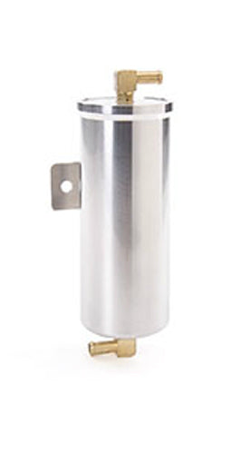 BE-COOL RADIATORS 70003 Billet Alum. Recovery Tank Vented Diam-Cut Fin