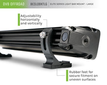 Load image into Gallery viewer, DV8 Offroad BESLDBKTLG LG SIZE REAR SLIDE MOUNT FOR ELITE SERIES LIGHT BARS FITS BE52EW500W/BE13EW45W