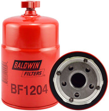 Load image into Gallery viewer, Baldwin BF1204 Sec. Fuel/Water Sep. Spin-on w/Drain