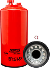 Load image into Gallery viewer, Baldwin BF1274-SP FWS Spin-on with Drain and Sensor Port
