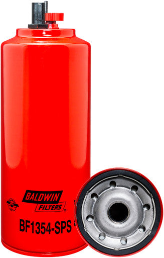 Baldwin BF1354-SPS Primary FWS Spin-on with Drain, Sensor Port and Reusable Sensor