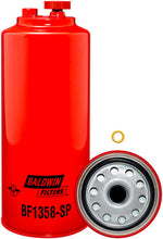 Load image into Gallery viewer, Baldwin BF1358-SP Fuel/Water Separator Spin-on with Drain and Sensor Port