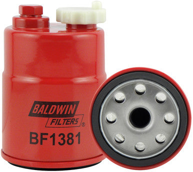 Baldwin BF1381 Fuel/Water Separator Spin-on with Drain and Sensor Port