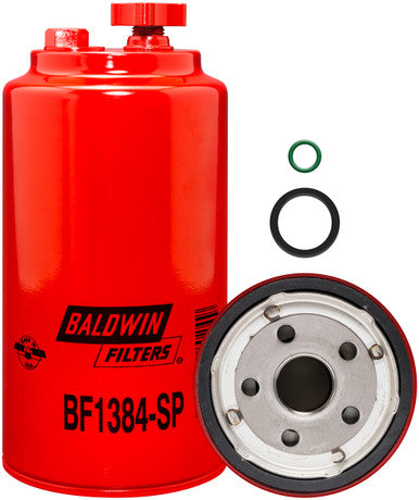 Baldwin BF1384-SP Fuel/Water Separator Spin-on with Drain and Sensor Port