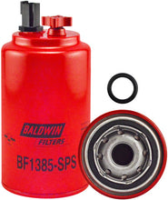 Load image into Gallery viewer, Baldwin BF1385-SPS Fuel/Water Separator Spin-on with Drain, Sensor Port and Reusable Sensor