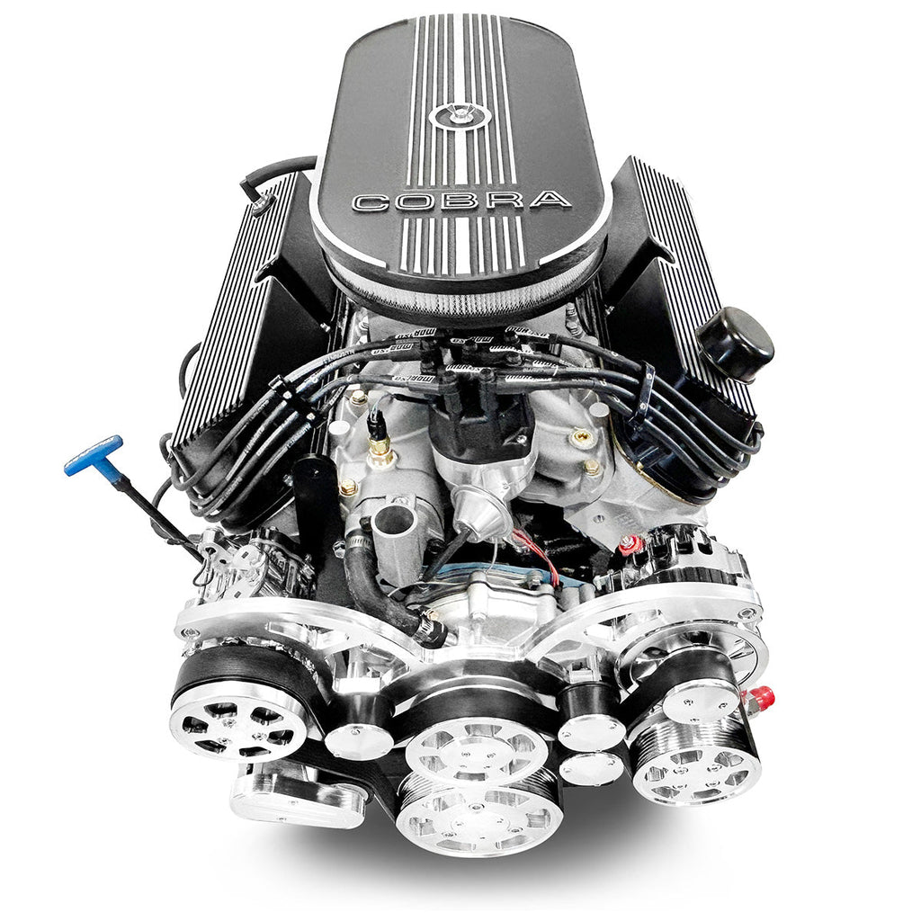 BluePrint Engines BF427K4R7C Cobra Edition Ford Compatible Builders Series - Carb - Polished Pulley Kit