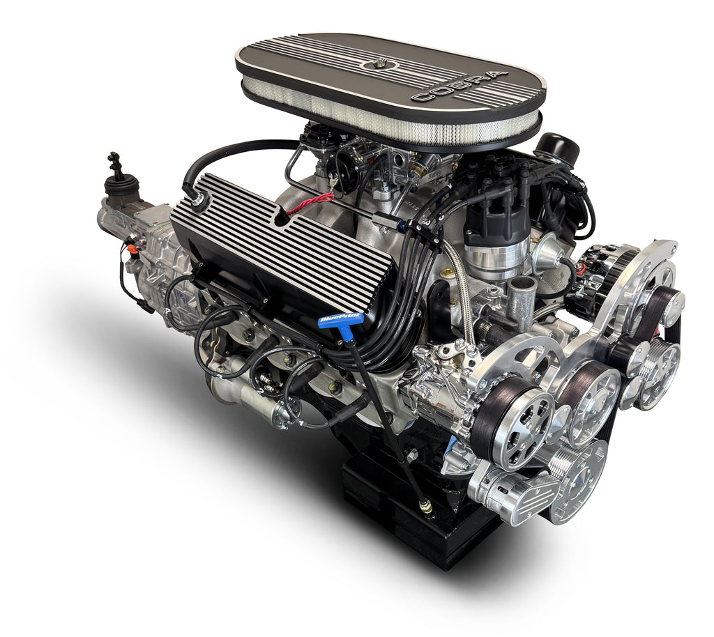 BluePrint Engines BF427KTKXC Cobra Edition Ford Compatible Builders Series - Carb - Polished Pulley Kit