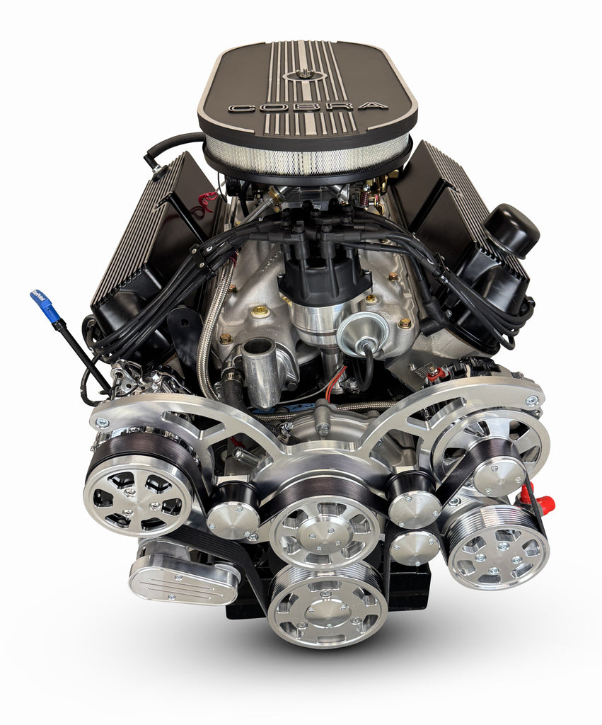 BluePrint Engines BF427KTKXC Cobra Edition Ford Compatible Builders Series - Carb - Polished Pulley Kit