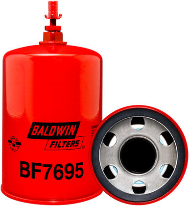 Baldwin BF7695 Resin Ribbon Fuel Coalescer Spin-on with Drain