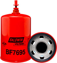 Load image into Gallery viewer, Baldwin BF7695 Resin Ribbon Fuel Coalescer Spin-on with Drain