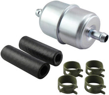 Load image into Gallery viewer, Baldwin BF836-K3 In-Line Fuel Filter with Clamps and Hoses