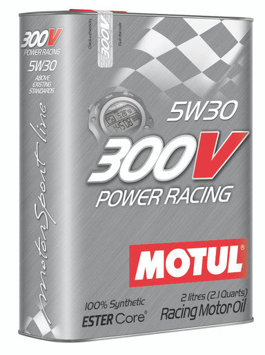 Motul 104241 300V Power 5W30 Synthetic Racing Engine Oil - 2L
