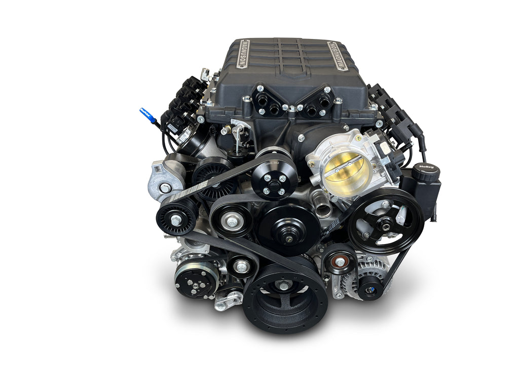BluePrint Engines BLS3769SCTKBT56 Standard Edition GM LS Compatible Builder Series - Supercharged-Black Pulley Kit for Select Chevrolet B60, Chevrolet B7, Chevrolet Bel Air, Chevrolet Biscayne, Chevrolet Brookwood, Chevrolet C50, Chevrolet C60, Chevrolet