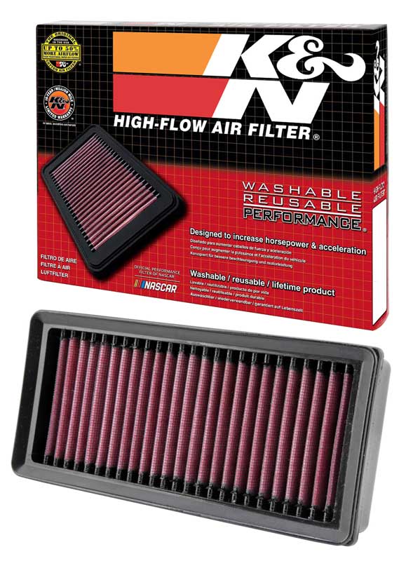 K&N BM-1611 Replacement Air Filter for Select BMW K1600 Grand America, BMW K1600 Grand America Option 719 Midnight, BMW K1600B, BMW K1600B Option 719 Midnight, BMW K1600GT, BMW K1600GT Sport, BMW K1600GTL, BMW K1600GTL Exclusive