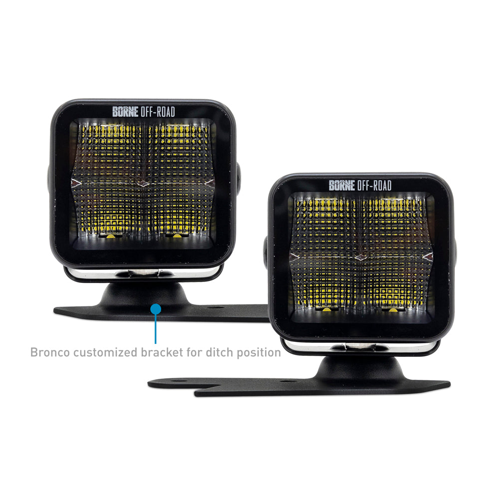 Mishimoto BNLT-BR-21-DT2F Borne Off-Road for Select Ford Bronco