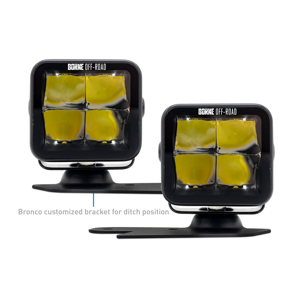 Mishimoto BNLT-BR-21-DT2S Borne Off-Road for Select Ford Bronco