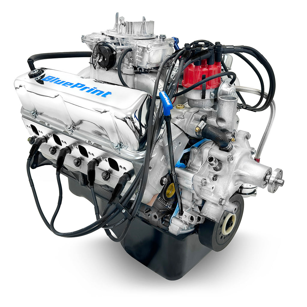 BluePrint Engines BP302CTCD 302CI Ford Small Block Compatible Deluxe Dressed -Carb for Select Ford B-100, Ford B-150, Ford B-200, Ford B-200 Panel, Ford Bronco, Ford Cougar, Ford Country Sedan, Ford Country Squire, Ford Custom, Ford Custom 500, Ford