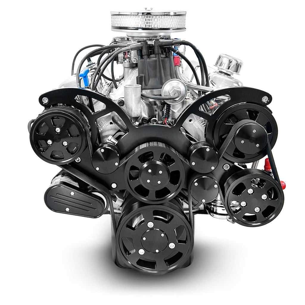 BluePrint Engines BP302CTCKB 302CI Ford Small Block Compatible Deluxe Dressed -Carb -Black Kit for Select Ford B-100, Ford B-150, Ford B-200, Ford B-200 Panel, Ford Bronco, Ford Cougar, Ford Country Sedan, Ford Country Squire, Ford Custom, Ford Custom