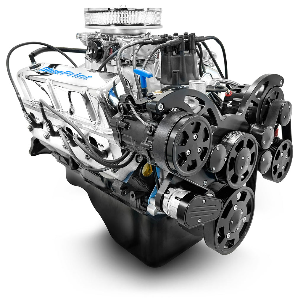 BluePrint Engines BP302CTCKB 302CI Ford Small Block Compatible Deluxe Dressed -Carb -Black Kit for Select Ford B-100, Ford B-150, Ford B-200, Ford B-200 Panel, Ford Bronco, Ford Cougar, Ford Country Sedan, Ford Country Squire, Ford Custom, Ford Custom