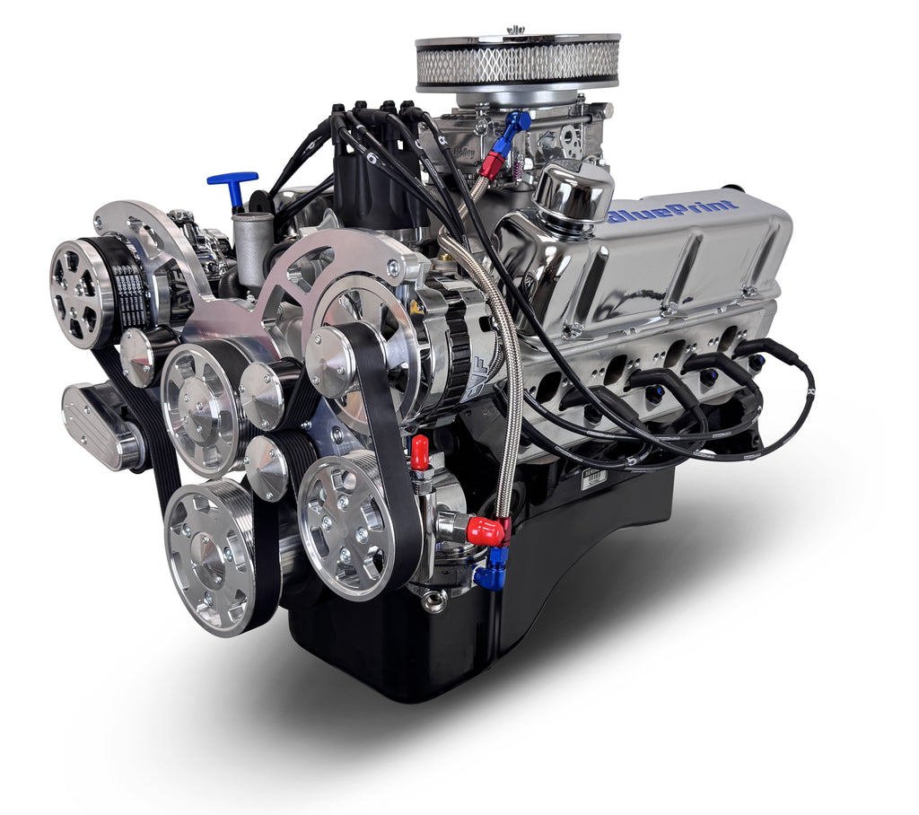 BluePrint Engines BP302CTCK 302CI Ford Small Block Compatible Deluxe Dressed -Carb -Polished Kit for Select Ford B-100, Ford B-150, Ford B-200, Ford B-200 Panel, Ford Bronco, Ford Cougar, Ford Country Sedan, Ford Country Squire, Ford Custom, Ford Custom