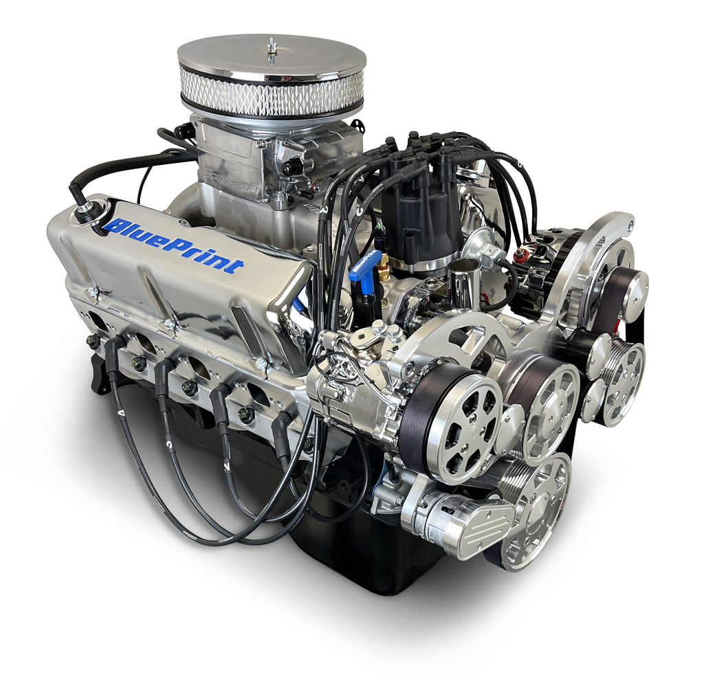 BluePrint Engines BP302CTFK 302CI Ford Small Block Compatible Deluxe Dressed -EFI -Polish Kit for Select Ford B-100, Ford B-150, Ford B-200, Ford B-200 Panel, Ford Bronco, Ford Cougar, Ford Country Sedan, Ford Country Squire, Ford Custom, Ford Custom