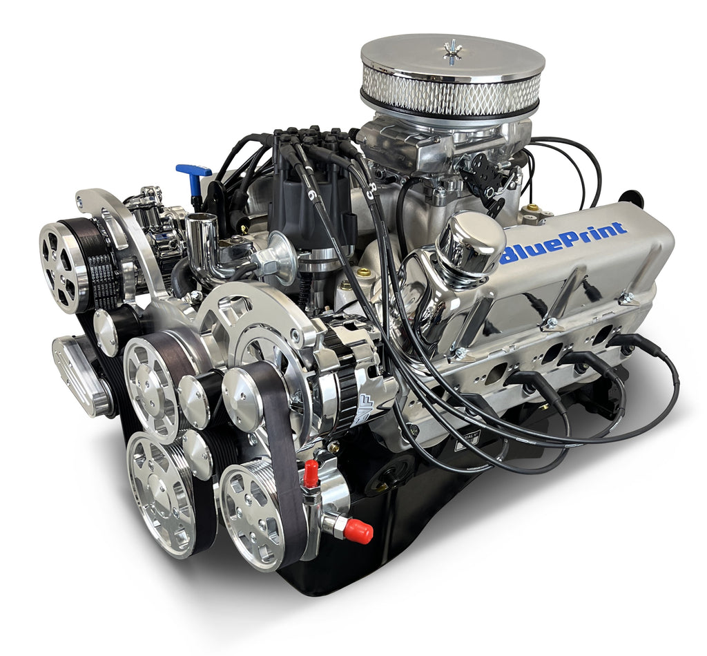 BluePrint Engines BP302CTFK 302CI Ford Small Block Compatible Deluxe Dressed -EFI -Polish Kit for Select Ford B-100, Ford B-150, Ford B-200, Ford B-200 Panel, Ford Bronco, Ford Cougar, Ford Country Sedan, Ford Country Squire, Ford Custom, Ford Custom